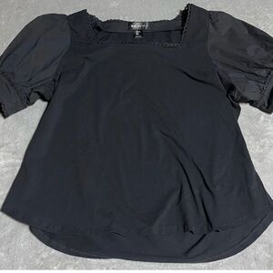 Bailey 44 Black Puff Sleeve Blouse